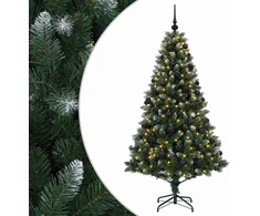 Dirbtinė Kalėdų eglutė su burbulais 210 cm 300 LED Šilta balta