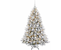 Dirbtinė Kalėdų eglutė su burbulais 210 cm 300 LED Šilta balta