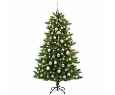 Dirbtinė Kalėdų eglutė su burbulais 210 cm 300 LED Šilta balta