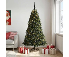 Dirbtinė Kalėdų eglutė su burbulais 210 cm 300 LED Šilta balta