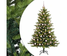 Dirbtinė Kalėdų eglutė su burbulais 210 cm 300 LED Šilta balta