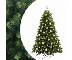 Dirbtinė Kalėdų eglutė su burbulais 240 cm 300 LED Šilta balta