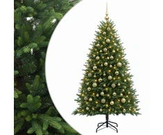 Dirbtinė Kalėdų eglutė su burbulais 240 cm 300 LED Šilta balta