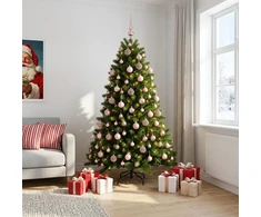 Dirbtinė Kalėdų eglutė su burbulais 240 cm 300 LED Šilta balta