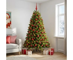 Dirbtinė Kalėdų eglutė su burbulais 240 cm 300 LED Šilta balta
