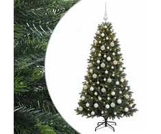 Dirbtinė Kalėdų eglutė su burbulais 240 cm 300 LED Šilta balta