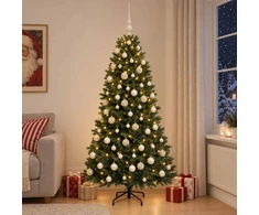 Dirbtinė Kalėdų eglutė su burbulais 240 cm 300 LED Šilta balta