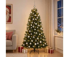 Dirbtinė Kalėdų eglutė su burbulais 240 cm 300 LED Šilta balta