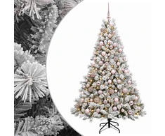 Dirbtinė Kalėdų eglutė su burbulais 240 cm 300 LED Šilta balta