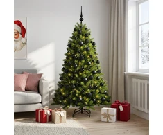 Dirbtinė Kalėdų eglutė su burbulais 240 cm 300 LED Šilta balta