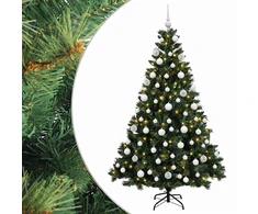 Dirbtinė Kalėdų eglutė su burbulais 240 cm 300 LED Šilta balta