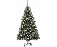 Dirbtinė Kalėdų eglutė su burbulais 240 cm 300 LED Šilta balta