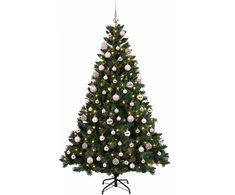 Dirbtinė Kalėdų eglutė su burbulais 240 cm 300 LED Šilta balta