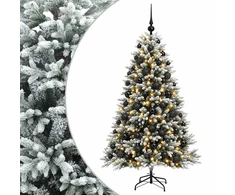 Dirbtinė Kalėdų eglutė su burbulais 240 cm 300 LED Šilta balta