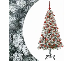 Dirbtinė Kalėdų eglutė su burbulais 240 cm 300 LED Šilta balta
