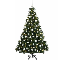 Dirbtinė Kalėdų eglutė su burbulais 240 cm 300 LED Šilta balta