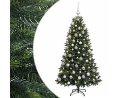 Dirbtinė Kalėdų eglutė su burbulais 240 cm 300 LED Šilta balta
