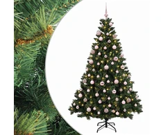 Dirbtinė Kalėdų eglutė su burbulais 240 cm 300 LED Šilta balta