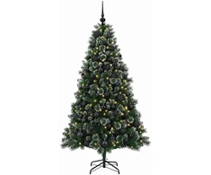 Dirbtinė Kalėdų eglutė su burbulais 240 cm 300 LED Šilta balta