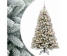 Dirbtinė Kalėdų eglutė su burbulais 240 cm 300 LED Šilta balta