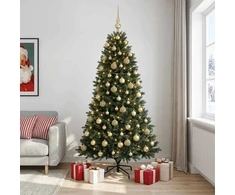 Dirbtinė Kalėdų eglutė su burbulais 240 cm 300 LED Šilta balta