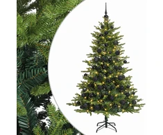 Dirbtinė Kalėdų eglutė su burbulais 240 cm 300 LED Šilta balta