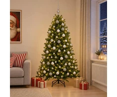 Dirbtinė Kalėdų eglutė su burbulais 240 cm 300 LED Šilta balta