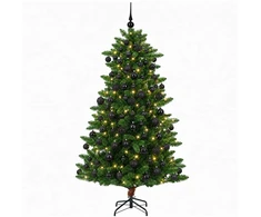 Dirbtinė Kalėdų eglutė su burbulais 240 cm 300 LED Šilta balta