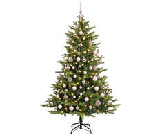 Dirbtinė Kalėdų eglutė su burbulais 240 cm 300 LED Šilta balta