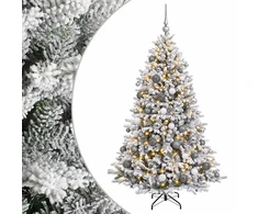 Dirbtinė Kalėdų eglutė su burbulais 240 cm 300 LED Šilta balta