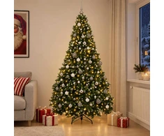 Dirbtinė Kalėdų eglutė su burbulais 270 cm 300 LED Šilta balta