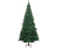 Dirbtinė Kalėdų eglutė su žaisliukais, žalia, 240cm, L