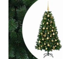 Dirbtinė Kalėdų eglutė su žaisliuku 150 cm 150 LED Šilta balta
