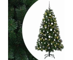 Dirbtinė Kalėdų eglutė su žaisliuku 180 cm 300 LED Šilta balta