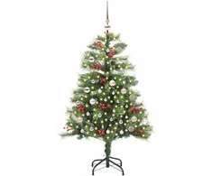 Dirbtinė Kalėdų eglutė Žalia 150 cm PVC ir metalas