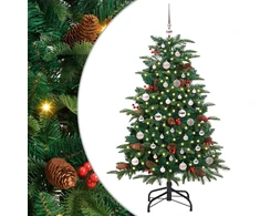 Dirbtinė Kalėdų eglutė Žalia 150 cm PVC ir Metalas ir Plastikas