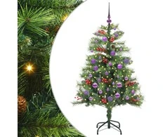 Dirbtinė Kalėdų eglutė Žalia 150 cm PVC ir metalas