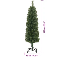 Dirbtinė Kalėdų eglutė Žalia 150 cm PVC, plienas ir plastikas
