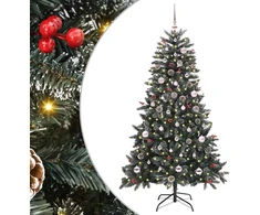 Dirbtinė Kalėdų eglutė Žalia 150 cm PVC, plastikas ir plienas