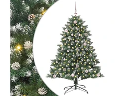 Dirbtinė Kalėdų eglutė Žalia 150 cm PVC, plastikas ir plienas
