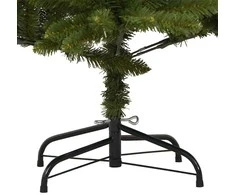 Dirbtinė Kalėdų eglutė su 300 LED Žalia 210 cm PVC ir metalas