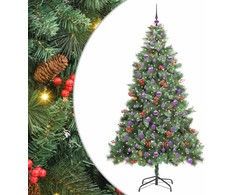 Dirbtinė Kalėdų eglutė Žalia 210 cm PVC ir metalas