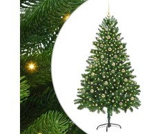Dirbtinė Kalėdų eglutė Žalia 210 cm PVC, plienas ir plastikas
