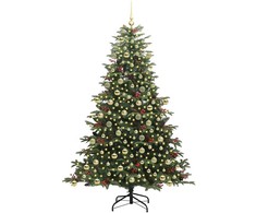 Dirbtinė Kalėdų eglutė Žalia 210 cm PVC ir Metalas ir Plastikas
