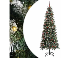 Dirbtinė Kalėdų eglutė Žalia 210 cm PVC, plastikas ir plienas
