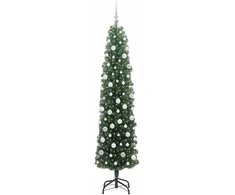 Dirbtinė Kalėdų eglutė Žalia 210 cm PVC, plienas ir plastikas