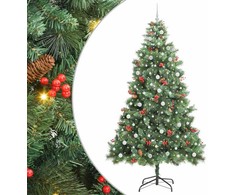 Dirbtinė Kalėdų eglutė Žalia 240 cm PVC ir metalas