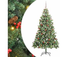Dirbtinė Kalėdų eglutė Žalia 240 cm PVC ir metalas