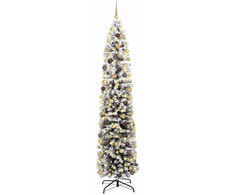 Dirbtinė Kalėdų eglutė Žalia 240 cm PVC, plienas ir plastikas