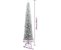 Dirbtinė Kalėdų eglutė Žalia 270 cm PVC, plienas ir plastikas